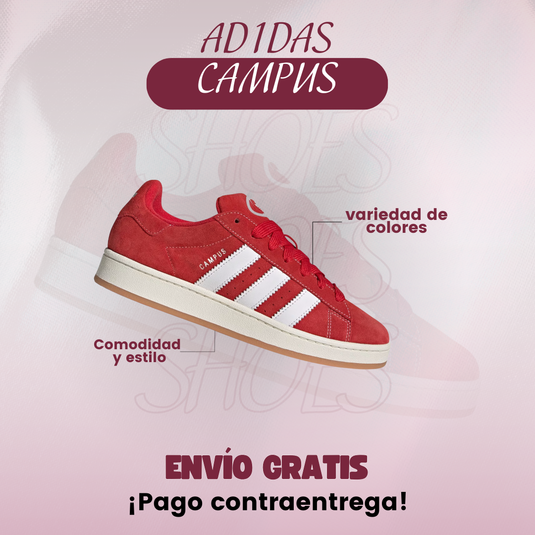 2 AD1DAS CAMPUS X 150.000 + ENVÌO GRATIS + PAGAS EN CASA